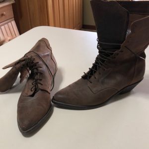 Leather Lace up boots